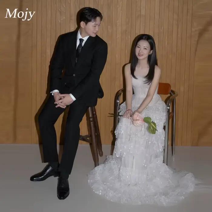 Mojy 2025 robes de mariée luxueuses robe