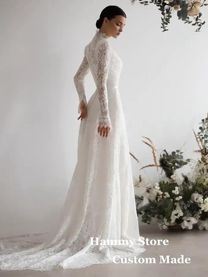 Robe de mariée sirène élégante en dentelle pour femme