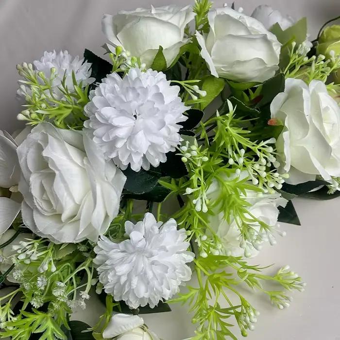 Simulation de fleur artificielle, fleur de lancer de bienvenue, marque d'eau, fleur de mariage, arrangement de scène d'hôtel, peluches décoratives