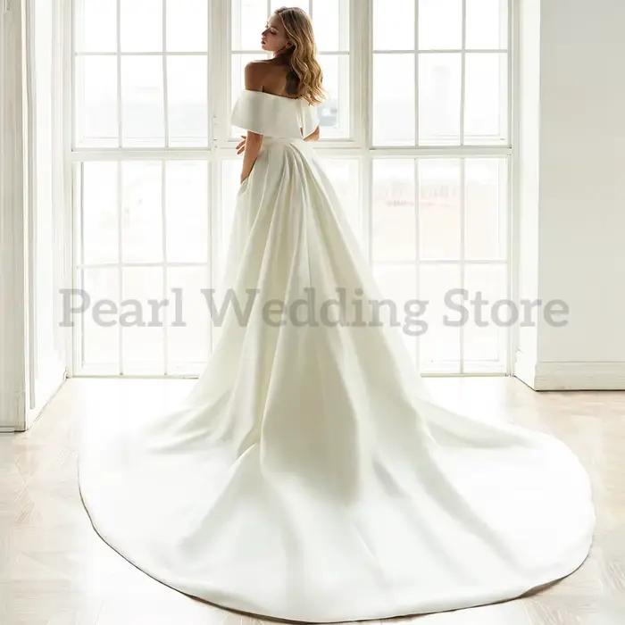 Robe De mariée blanche détachable