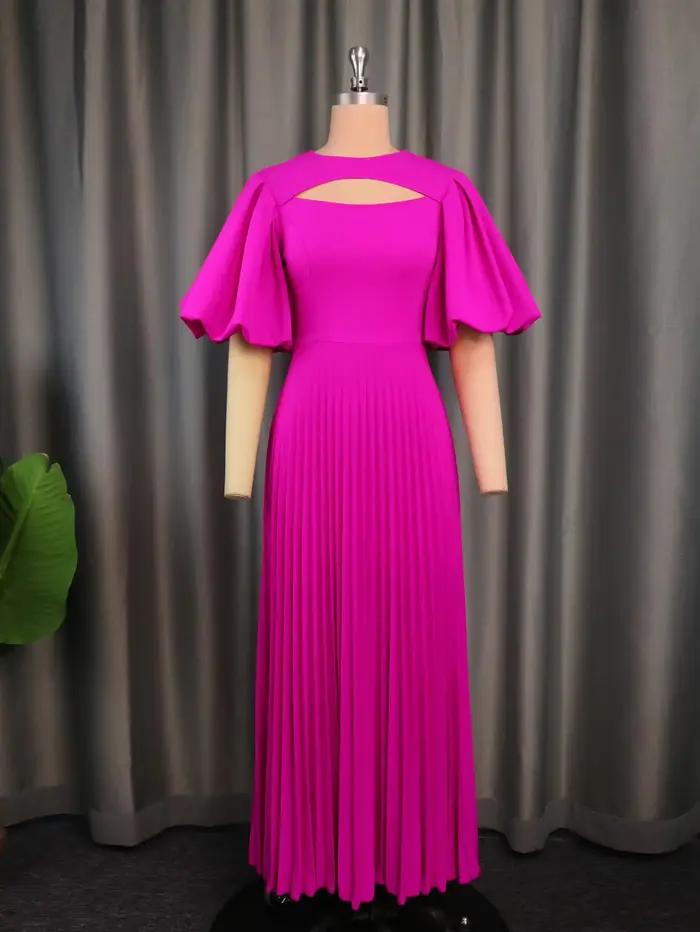 Robe plissée d'été pour soirée