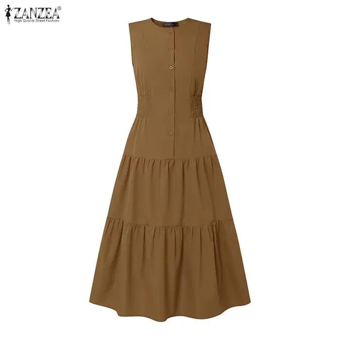 Robe longue d'été décontractée pour femme