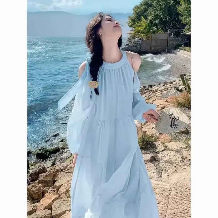 Robe de vacances en bord de mer pour femmes