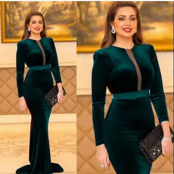 Robes de sirène vertes vintage 2026 Nouvelles