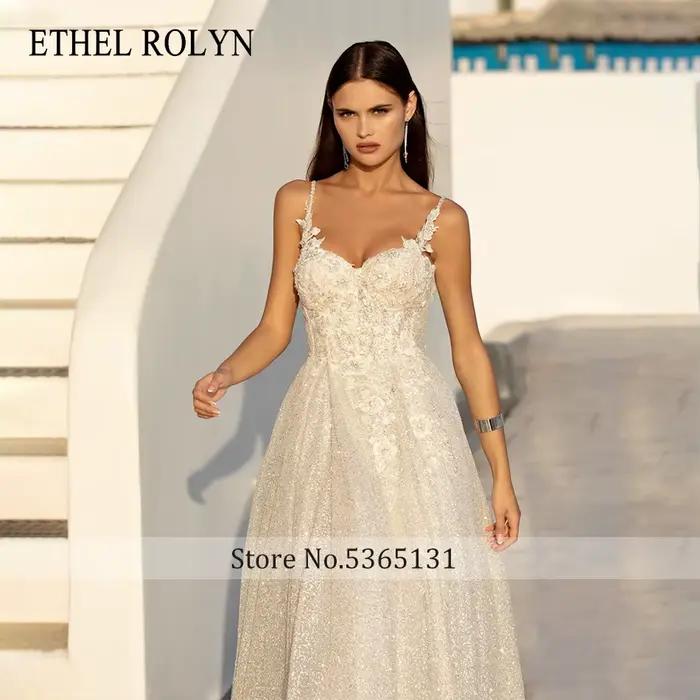 ETHEL ROCirCN-Robes de mariée A-ligne pour femmes