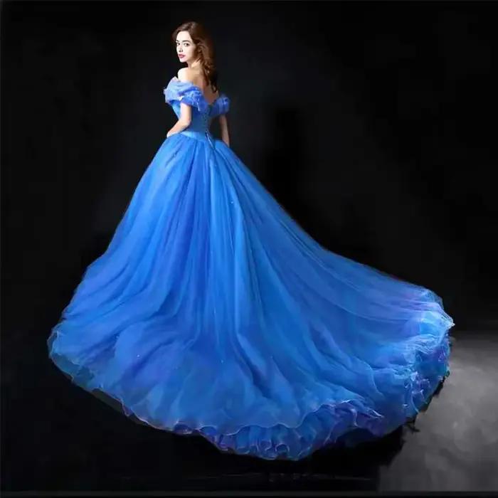 Robe de mariée de luxe Cendrillon chérie pour femmes