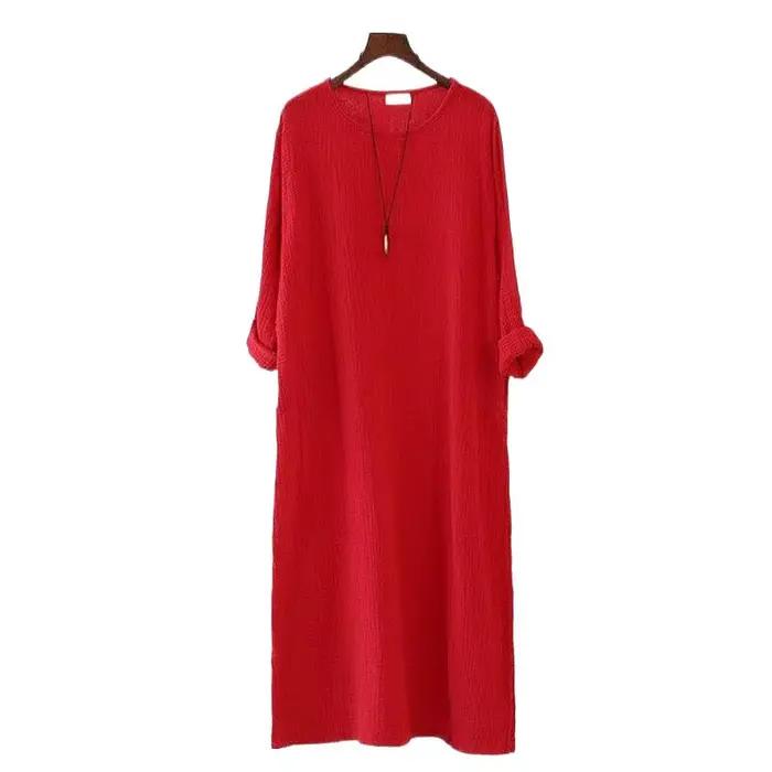 Robe vintage pour femme automne 2026