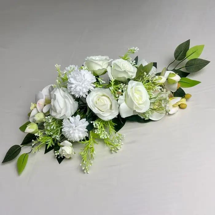 Simulation de fleur artificielle, fleur de lancer de bienvenue, marque d'eau, fleur de mariage, arrangement de scène d'hôtel, peluches décoratives