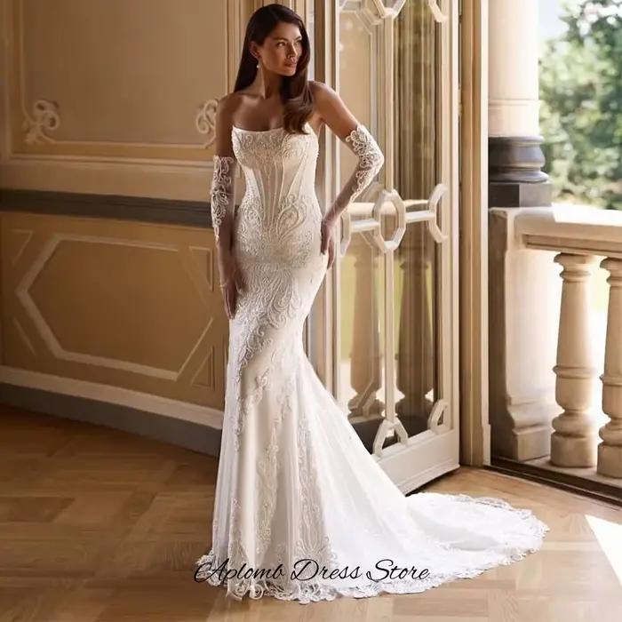 Robe De mariée élégante en Satin
