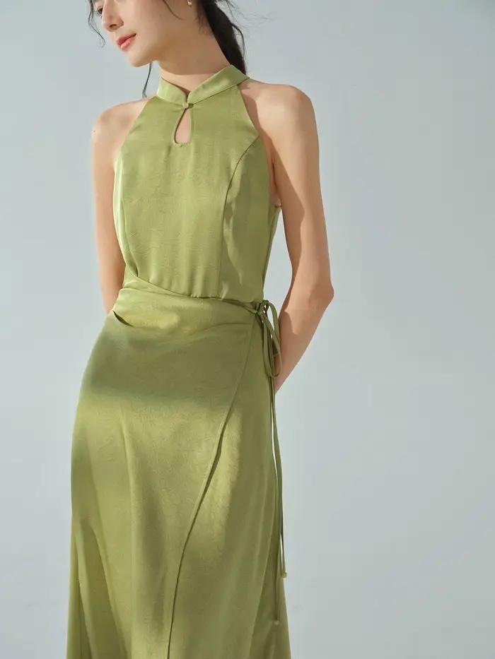 Robe longue en Jacquard élégante