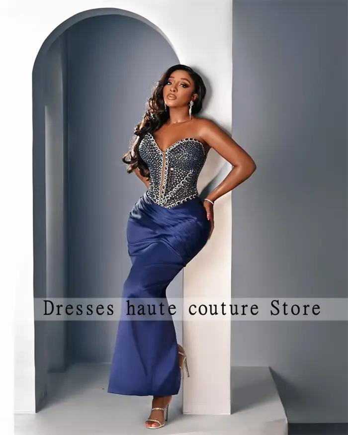 Robe de Soirée Sirène de Style Aso Ebi