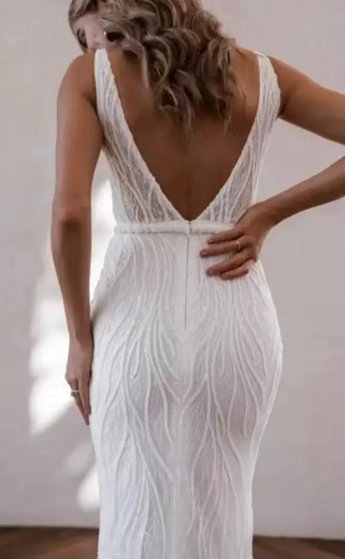Robe sirène Lena en polyester élégante pour soirées officielles et occasions spéciales ```