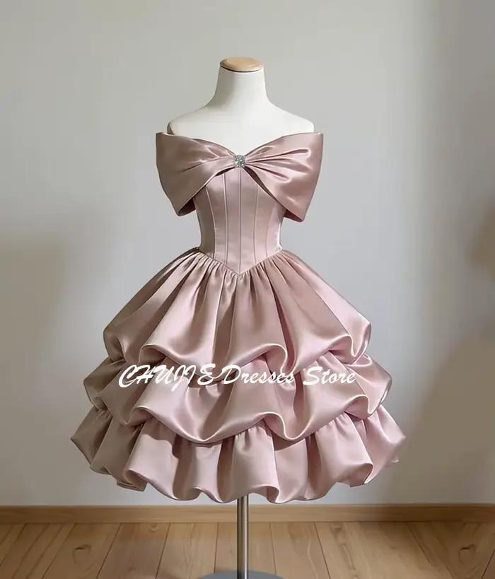 Robe de bal de fin d'année à étages