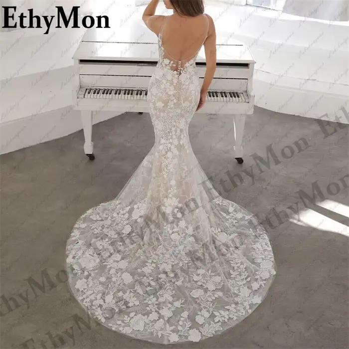 DOM Ysimplifié-Robe de Mariée Classique à Col en V