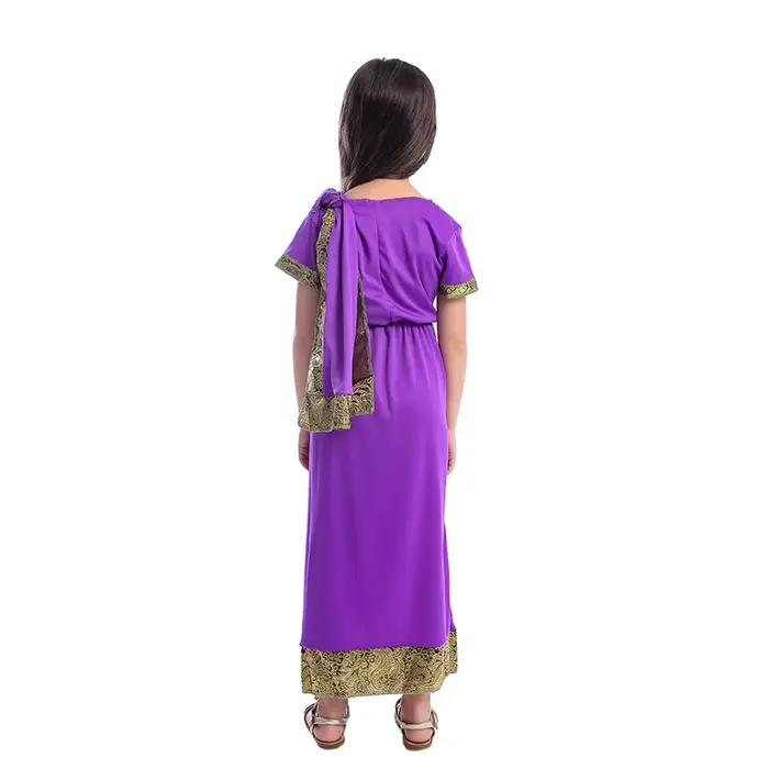 Robe Sari indienne pour filles, Kaftan, Vêtements, Costumes de Cosplay d'Halloween, Costume de Performance Nationale