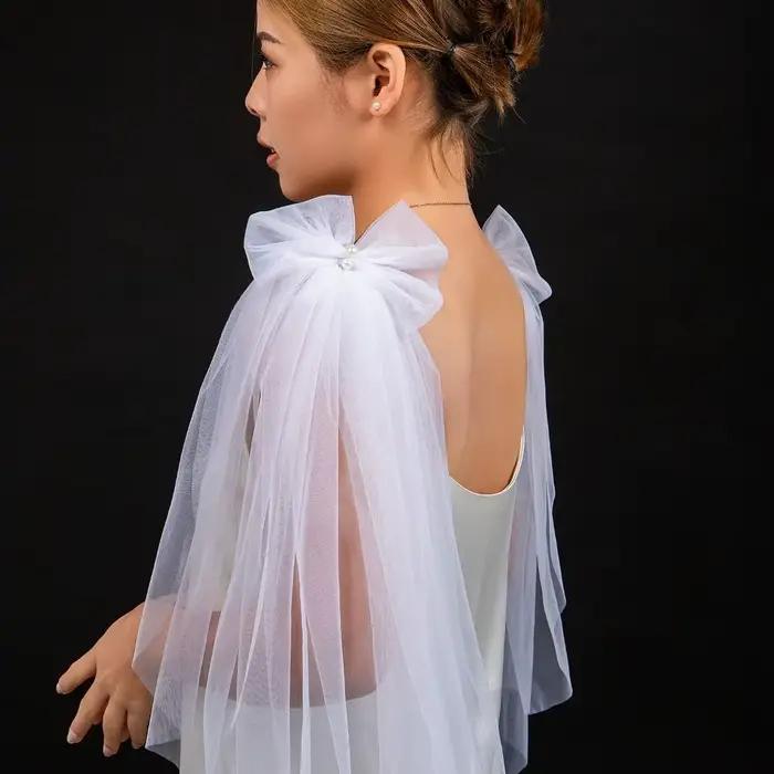 Robe de mariée en Tulle plissé