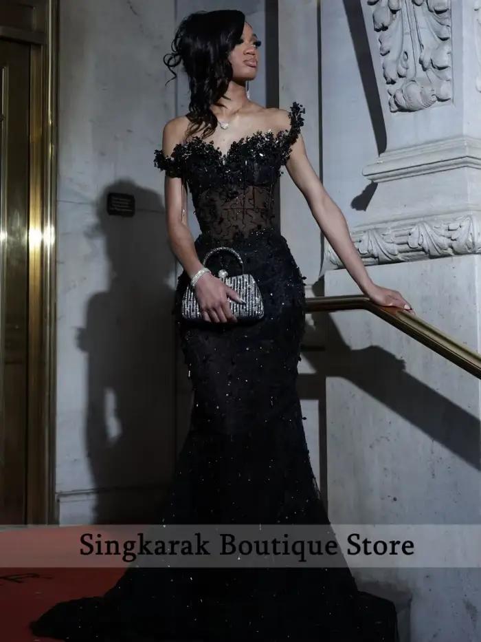 Robe de soirée de forme sirène