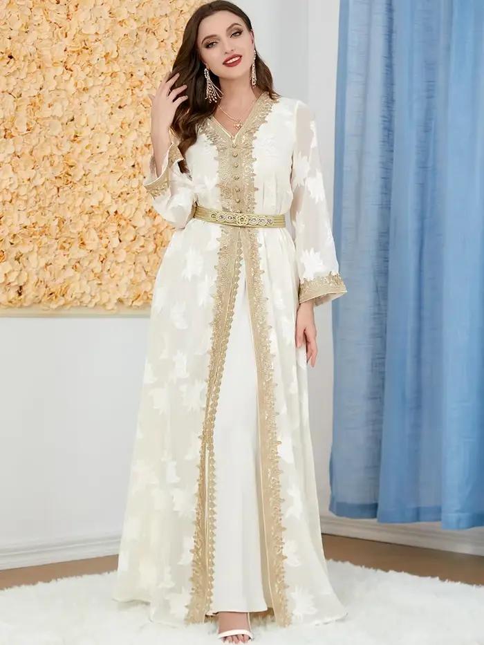Robe élégante pour femmes musulmanes pour l'Aïd