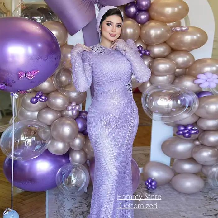Robe de soirée sirène arabe personnalisée