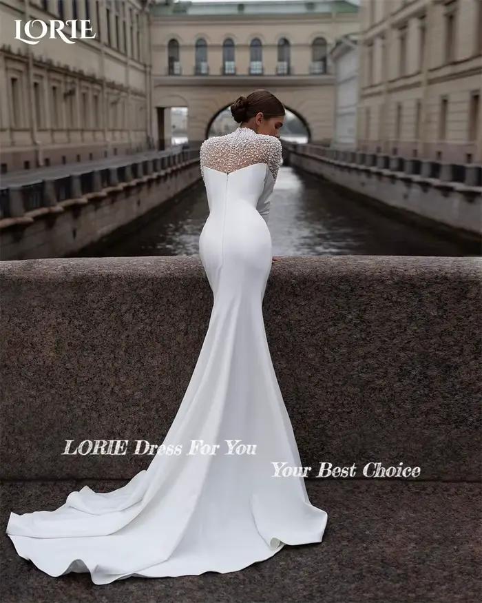 Robe de Mariée Sirène à Paillettes de Luxe