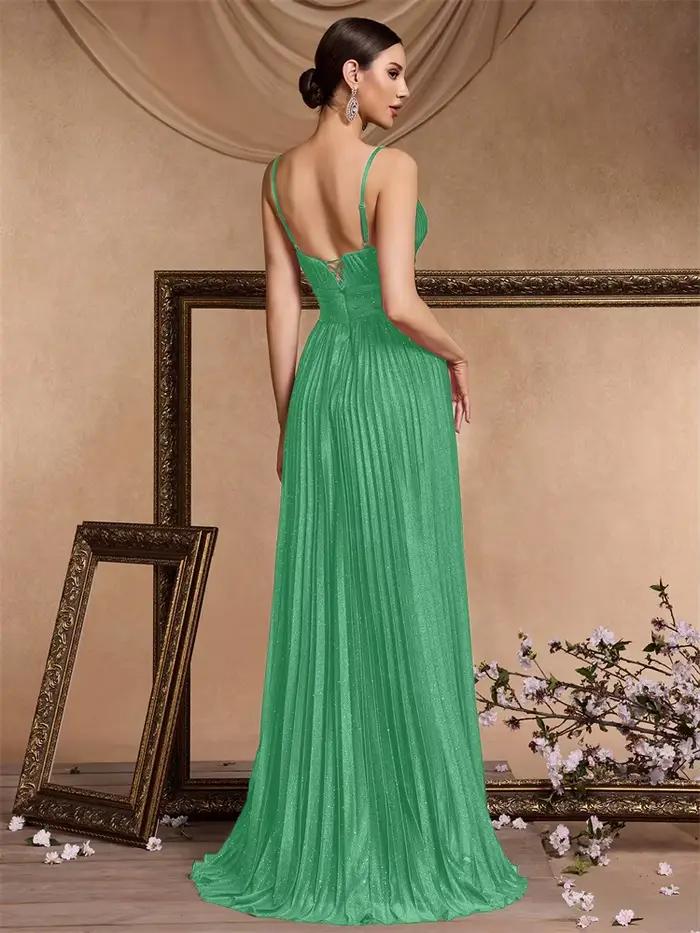 Robes de soirée élégantes coupe trapèze