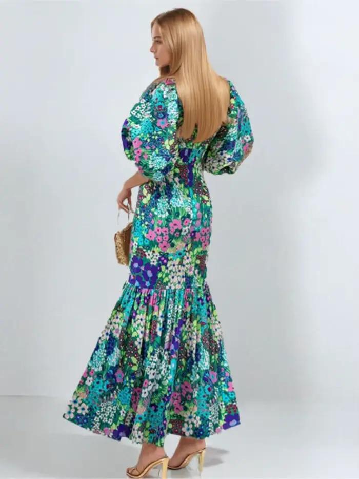 Robe imprimée à la mode pour femmes