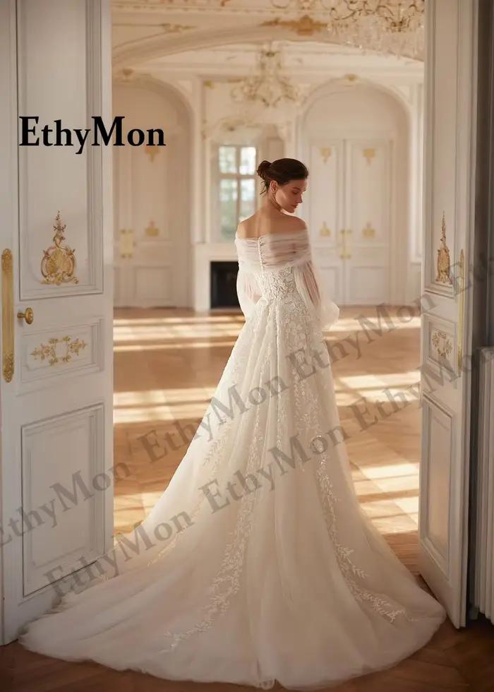 Ethymon moderne Robe De mariée sans bretelles