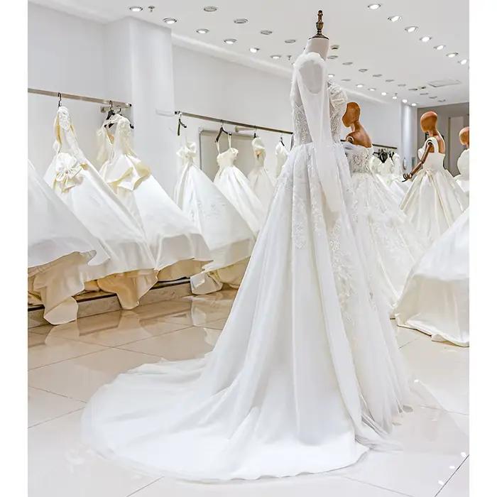 Robe de Mariée en Dentelle Personnalisée