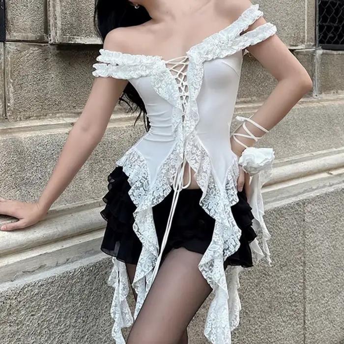 Nouvelle collection été 2026 : Camisole sexy pour femme à col bateau
