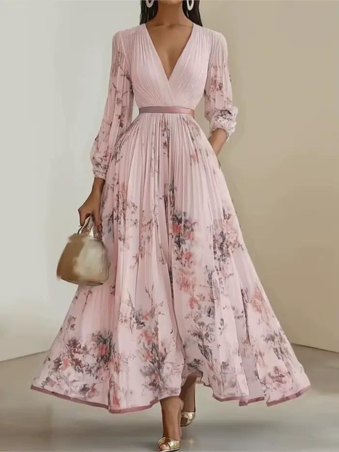 Robe imprimée élégante pour femmes
