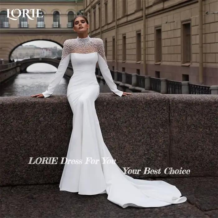 Robe de Mariée Sirène à Paillettes de Luxe
