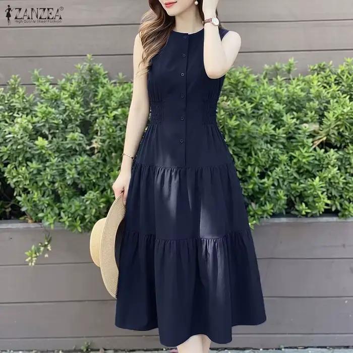 Robe longue d'été décontractée pour femme