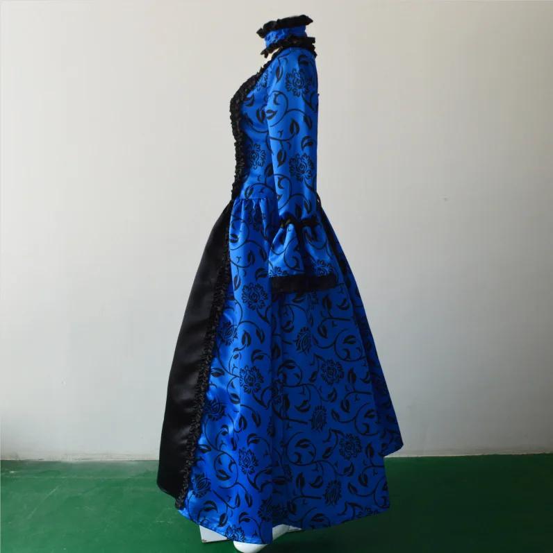 Robes de princesse de palais de reine victorienne médiévale pour femmes, Costumes de Cosplay de pala