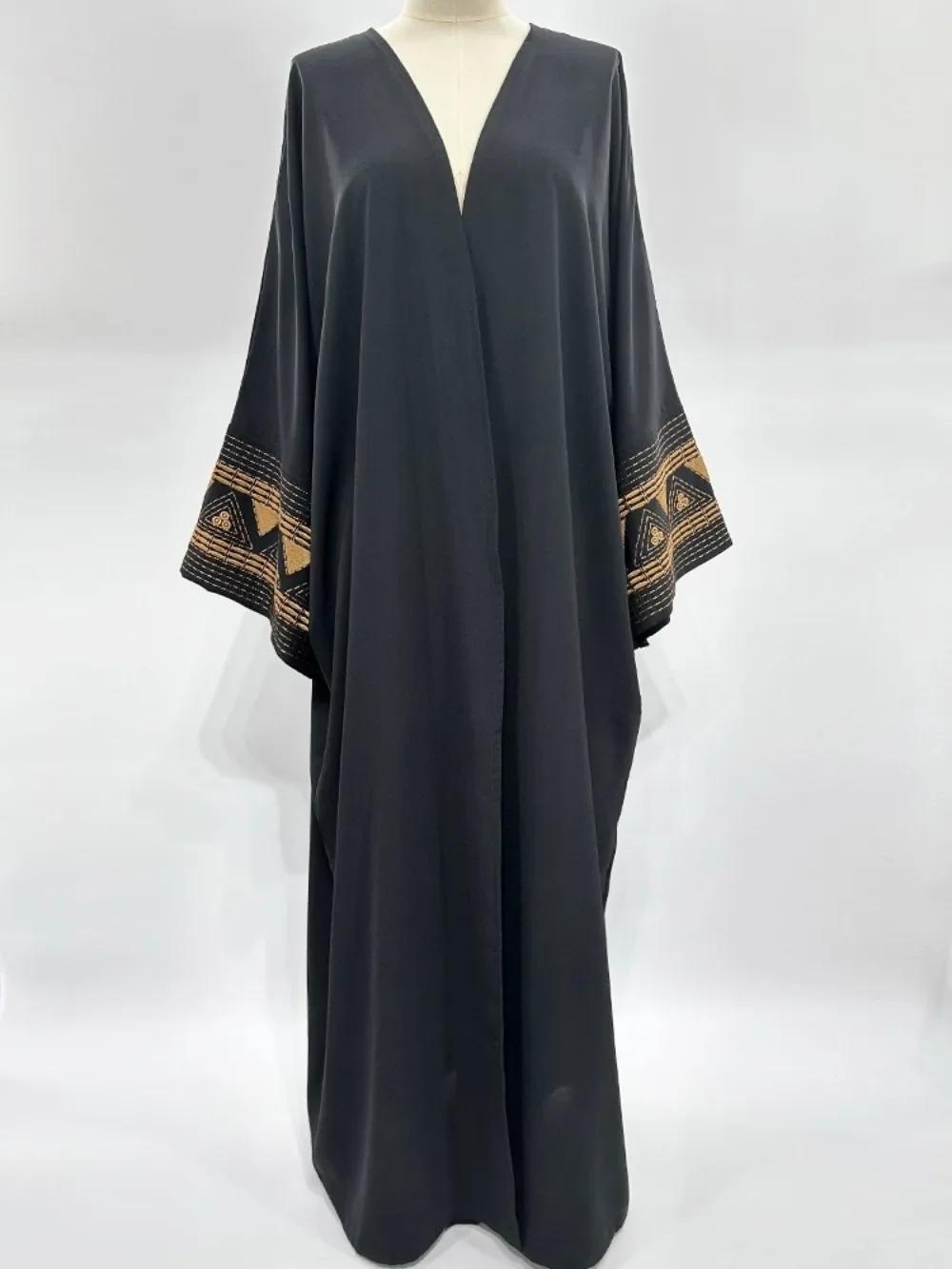 Caftan marocain Abayas Eid musulman Abaya pour femmes robes de dubaï Jalabiya broderie Ramadan Islam