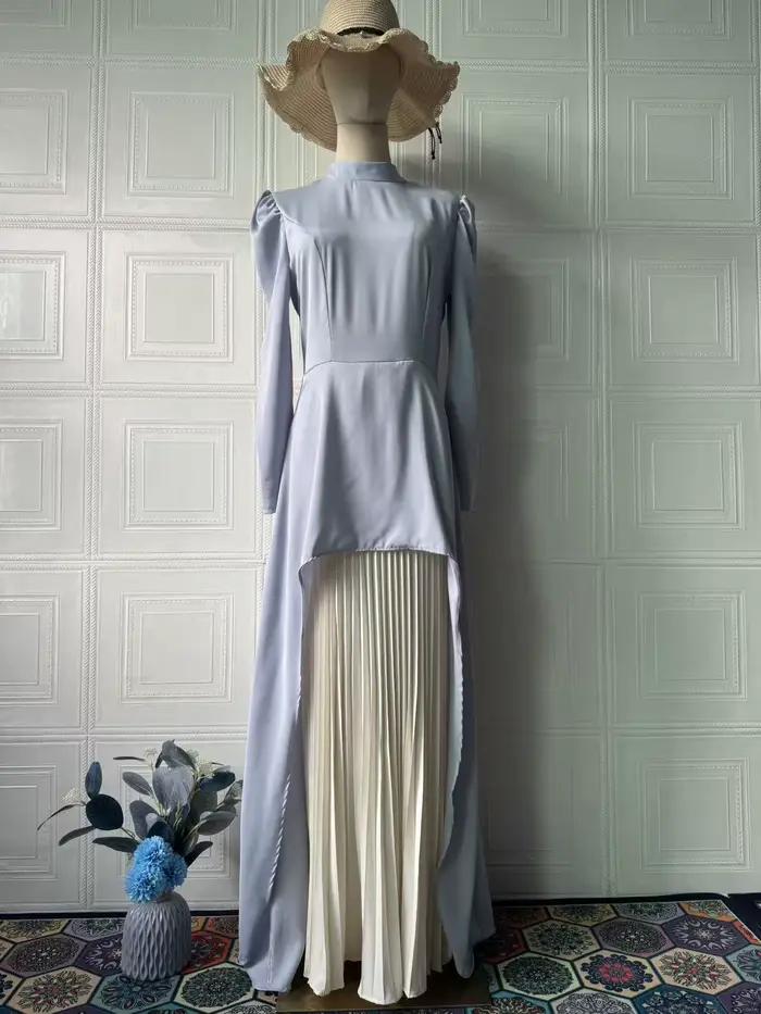 Eid femmes Robe Abaya musulman pansement élégant dubaï robes Largos robes longues caftan Robe arabe
