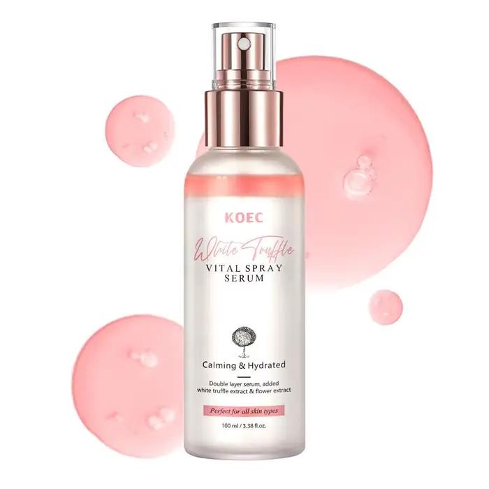 Sérum Visage Éclatant au Premier Spray à l'Extrait de Truffe Blanche Coréenne, Vitamine E Antioxydan