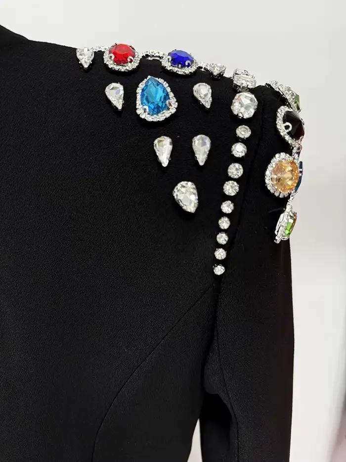 Robe longue de soirée pour femme, de haute qualité, nouvelle mode 2026, design de créateur, manches