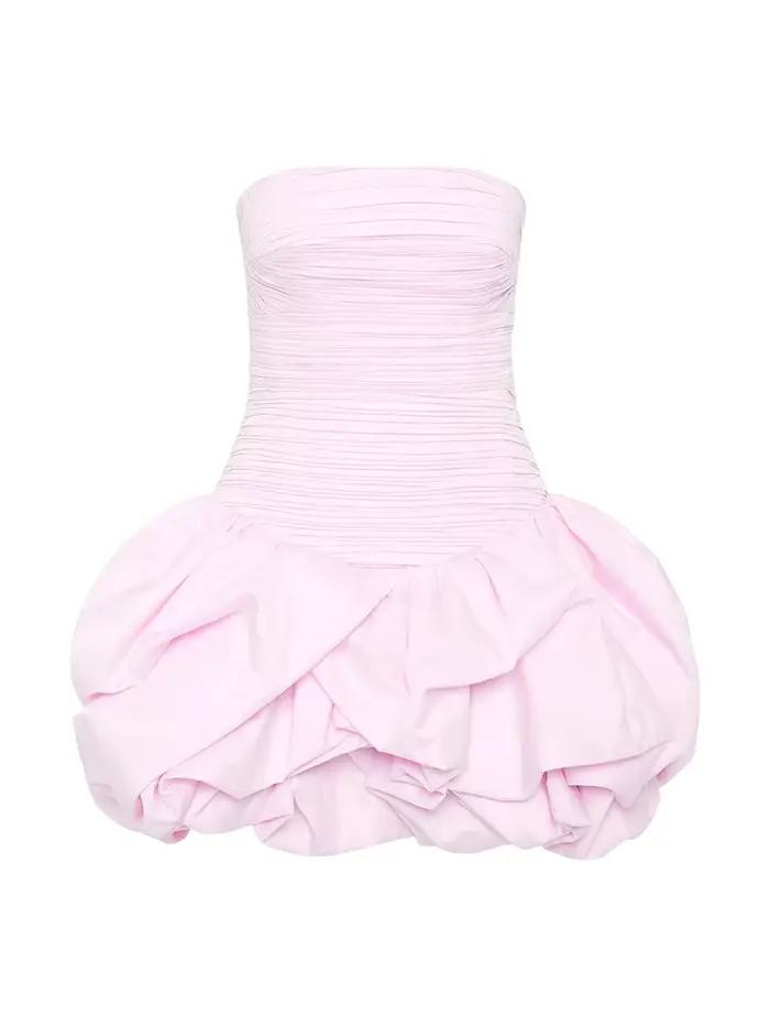 TWOTWINSTYLE – robe amincissante imprimée couleur pour femmes, sans bretelles, sans manches, taille