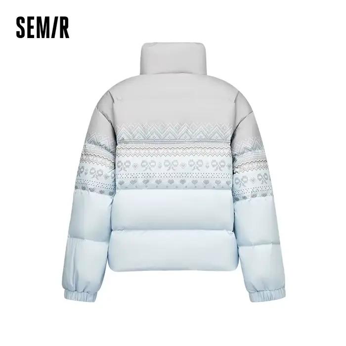Semir doudoune femmes hiver imperméable à l'huile anti-taches 80% vers le bas en vrac 2025 nouveau d