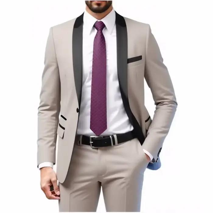 Ensemble de costume pour homme - Ensemble de costume formel pour homme - Ensemble 2 pièces pour tenu