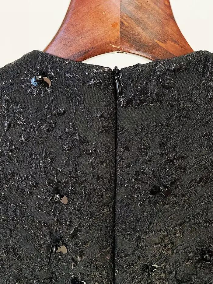 HIGH STREET Nouveauté 2026 Robe de créateur tendance et élégante pour femme, ornée de perles et de j