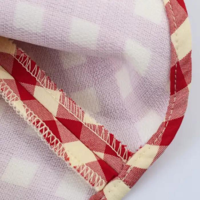 Jupe midi trapèze rouge à carreaux pour femme – Taille haute, ourlet évasé, jupe décontractée de pri