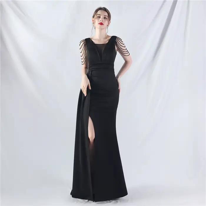 Robe de Soirée de Demoiselle d'Honneur pour Femme, Tenue Élégante de Luxe, pour les Occasions Formel