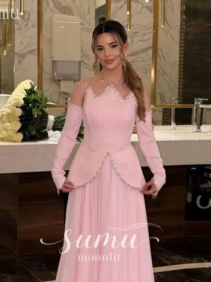 Robe de bal personnalisée Moonlit pour femme, élégante et formelle, pour occasions spéciales, robe d