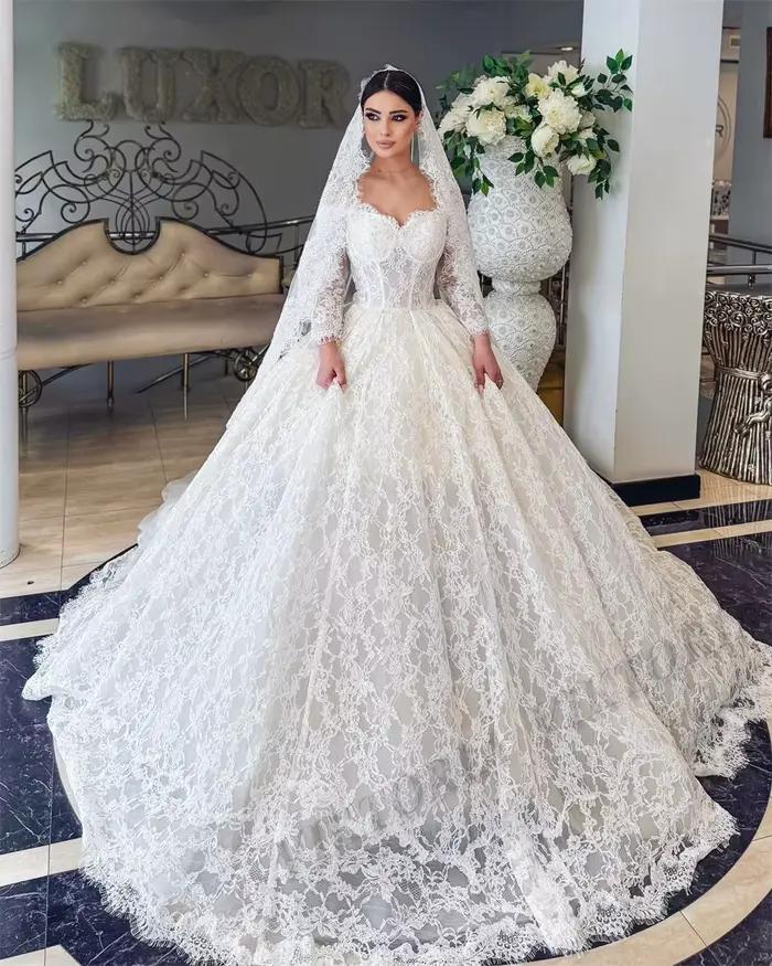 VIKTORIA vintage dentelle robes De mariée pour femme
