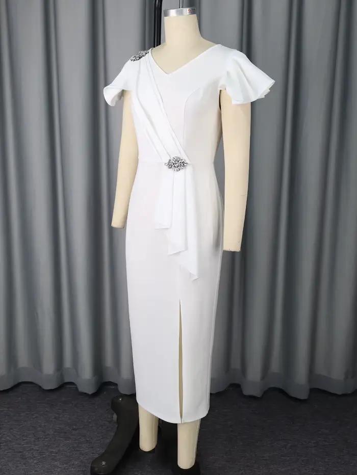 Robe de remise de diplôme blanche