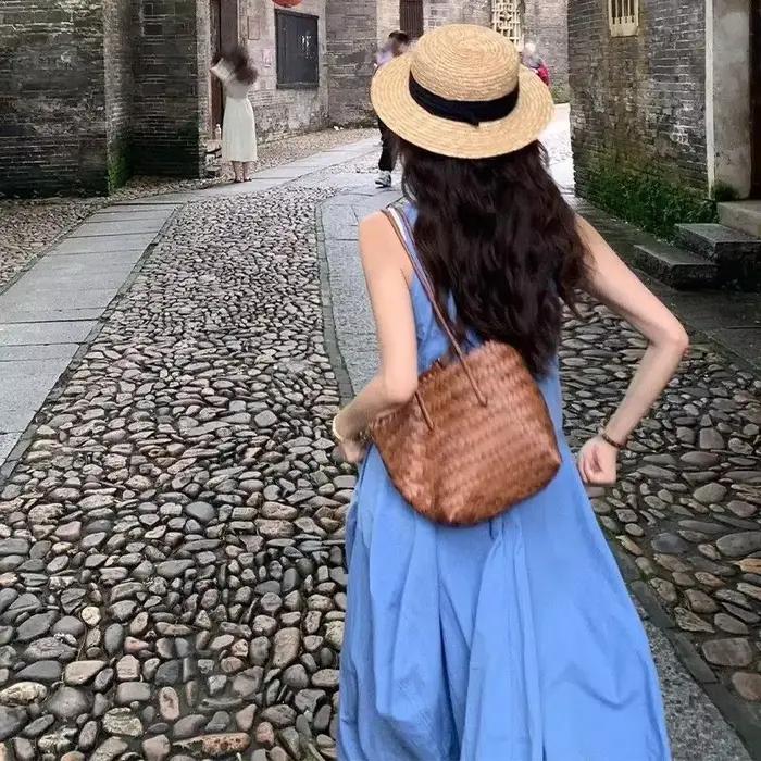 Robe longue d'été pour femme
