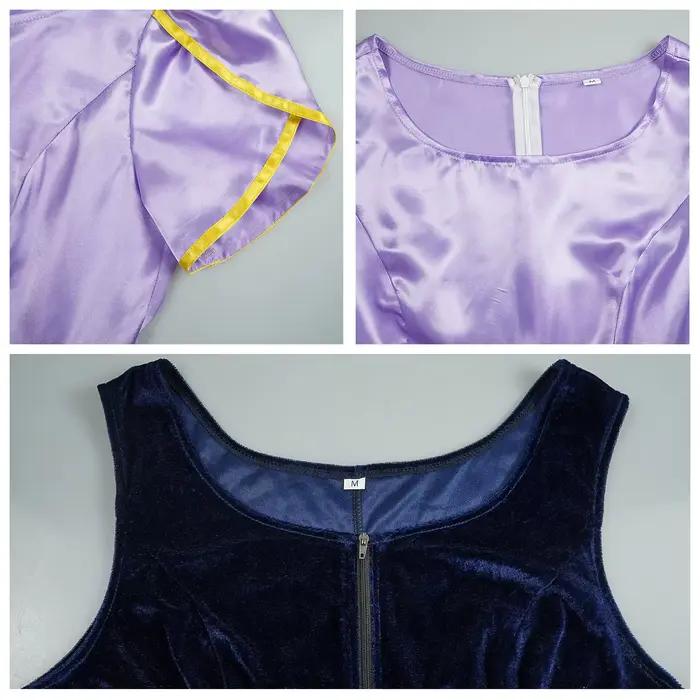 Robe en velours, ensemble deux pièces