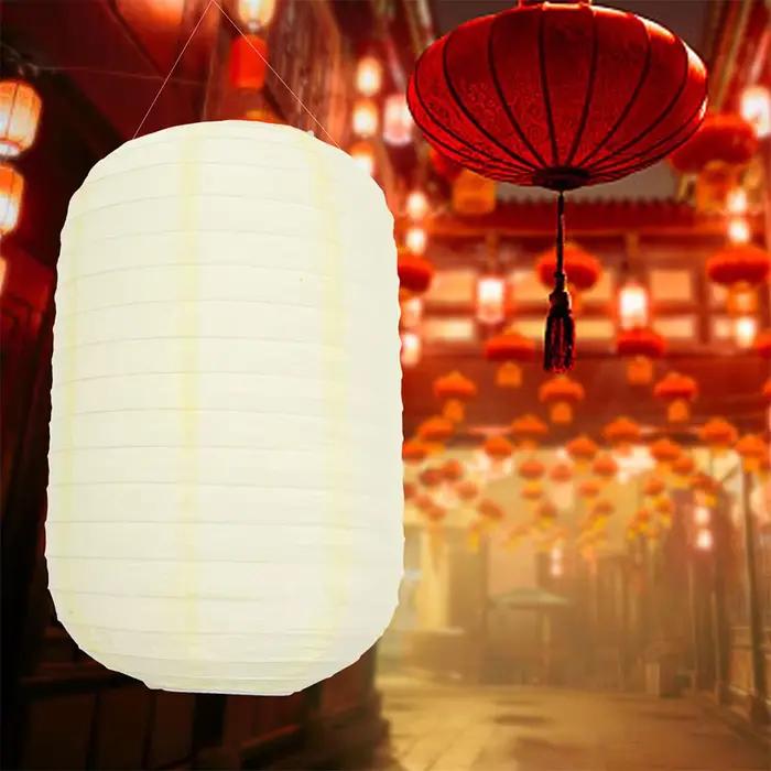 Lanterne japonaise en papier pour Sushi, décorations du nouvel an chinois, lanternes de mariage blanches pour mariages, fête à domicile