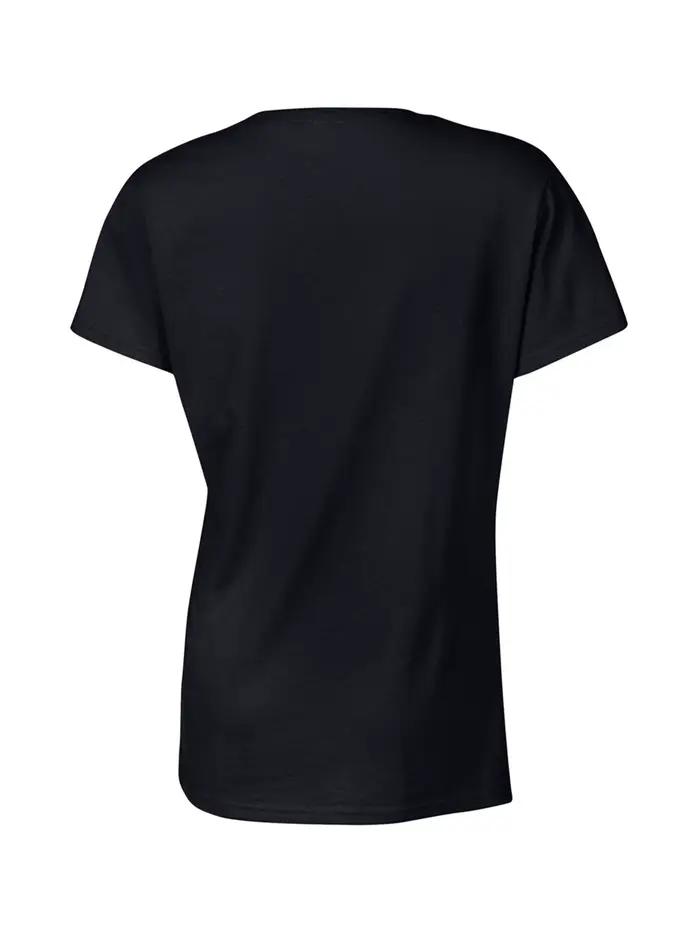 T-shirt délavé noir décontracté pour femmes
